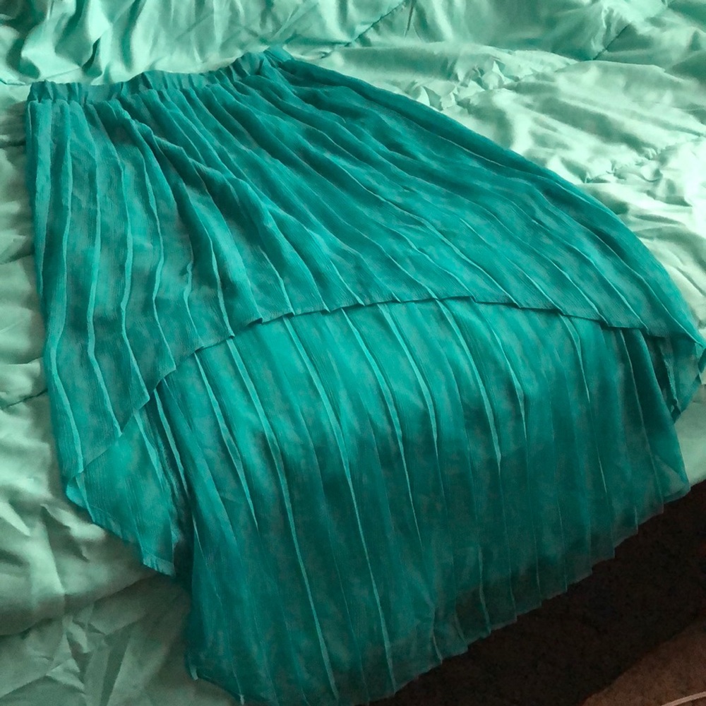 Teal High-Low Mermaid Skirt!